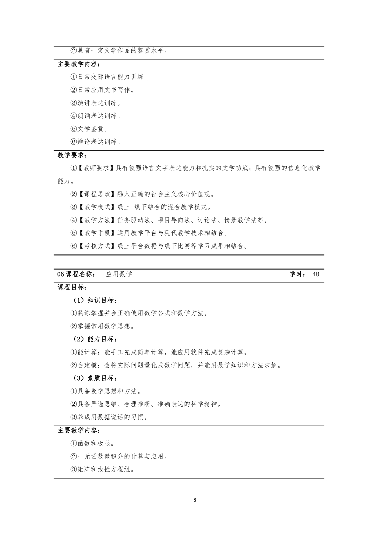 澳门十大正规网赌平台2022版汽车技术与营销专业人才培养方案(9月6日定稿）_page-0010.jpg